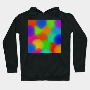 colorful abstract pop art pattern Hoodie